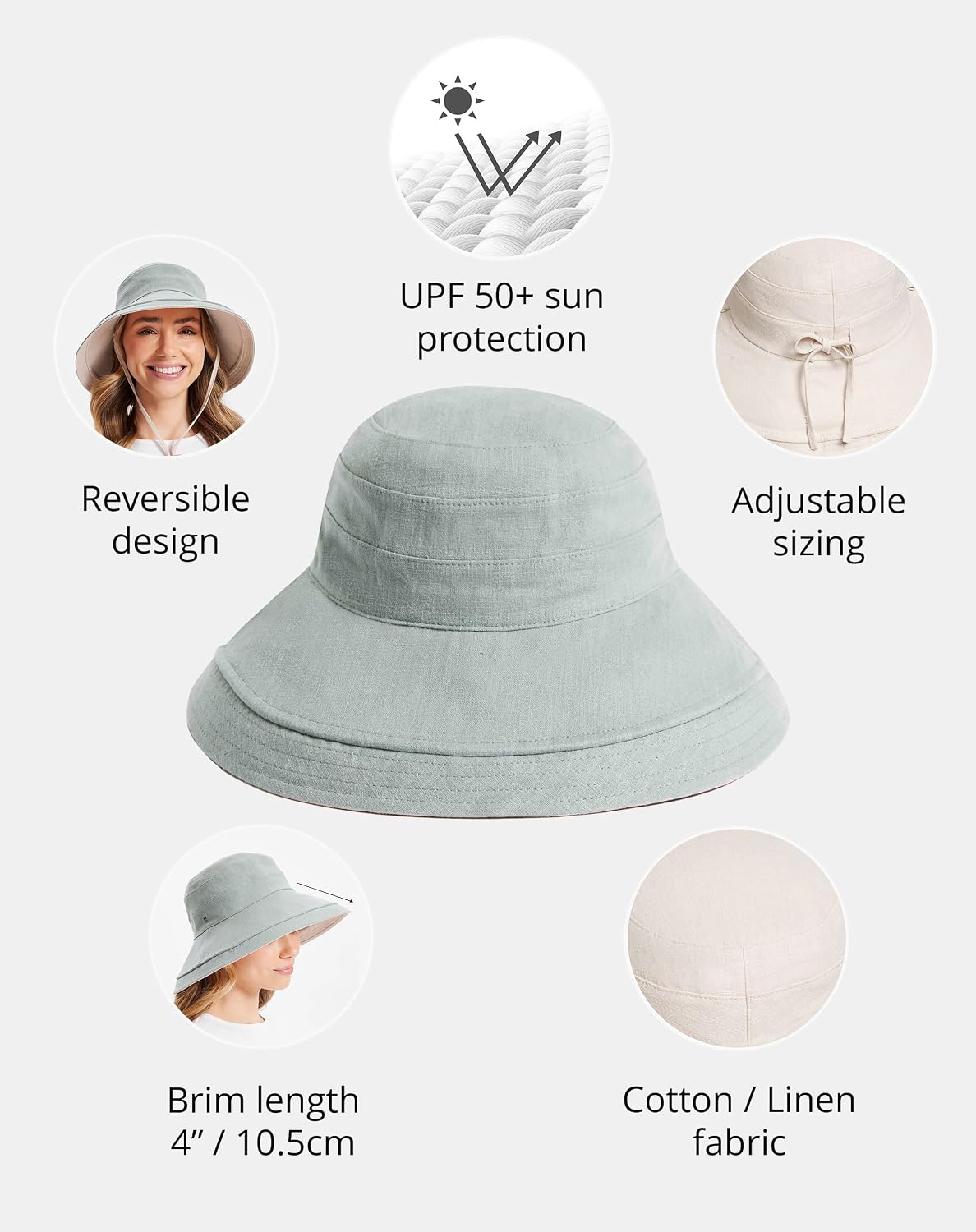 Solbari Women's Holiday Sun Hat UPF 50+