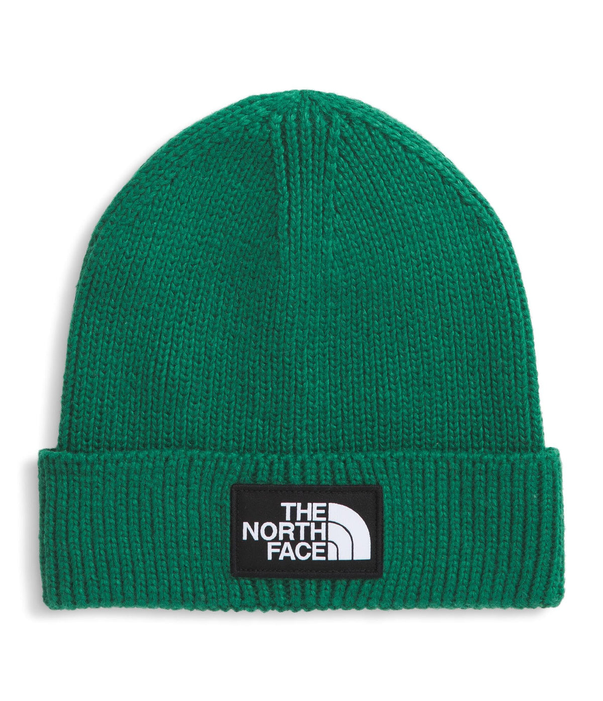 THE NORTH FACE TNF Logo Box Cuffed Beanie | Classic Fit, Rib Knit Winter Hat for Men & Women
