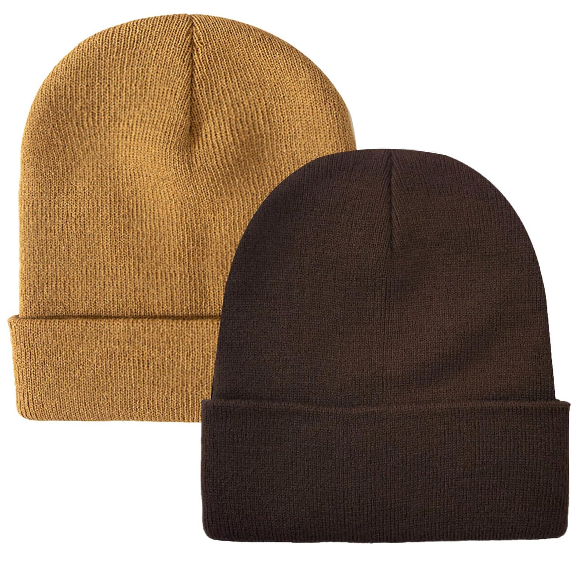 ZOORON Beanie for Men Women Slouchy Winter Beanie Hats Cuffed Skull Caps