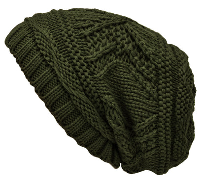 Lilax Knit Slouchy Oversized Soft Warm Winter Beanie Hat