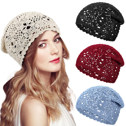 JenPen 4 Pcs Women Crochet Slouchy Beanie Hat