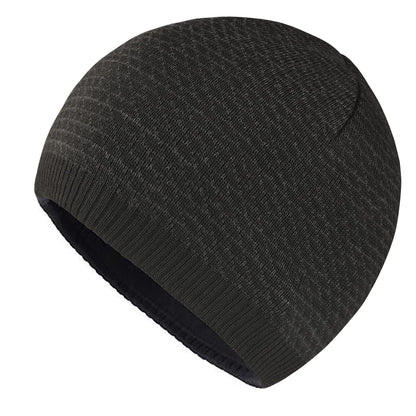 Mens Winter Warm Knitting Hats Plain Skull Beanie Cuff Toboggan Knit Cap