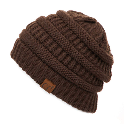 C.C Exclusives Cable Knit Beanie - Thick, Soft & Warm Chunky Beanie Hats