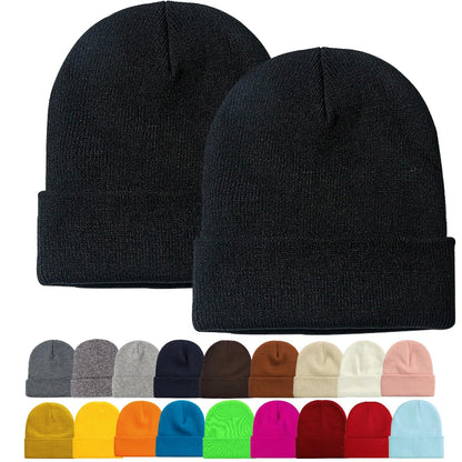 ZOORON Beanie for Men Women Slouchy Winter Beanie Hats Cuffed Skull Caps