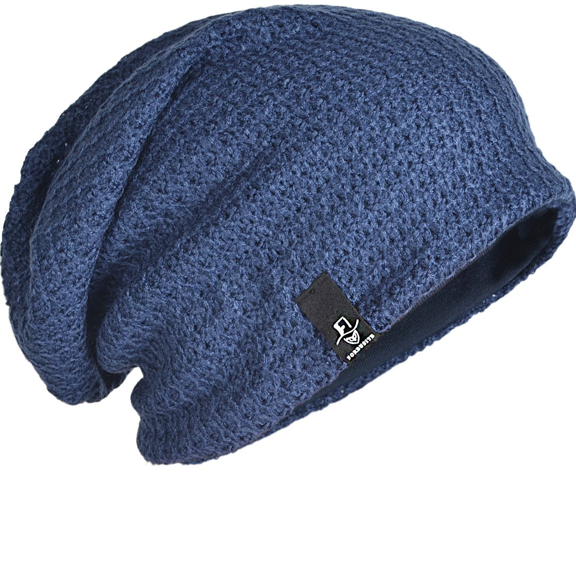 FORBUSITE Mens Slouchy Long Oversized Beanie Knit Cap for Summer Winter B08