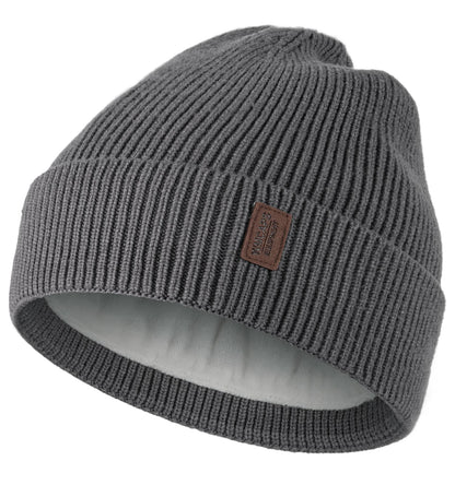 Wmcaps Winter Beanie for Men Women, Soft Warm Fleece Lined Knit Hat