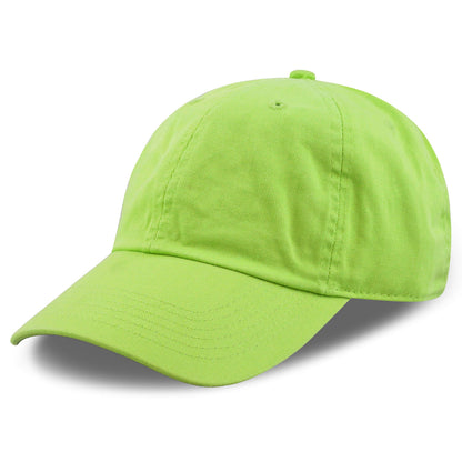 Cotton Baseball Cap Dad Hat – Washed Low Profile Adjustable Hat for Men Women Casual Outdoor Running Golf