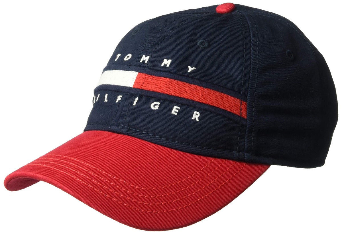 Tommy Hilfiger Men's Cotton Avery Adjustable Baseball Cap