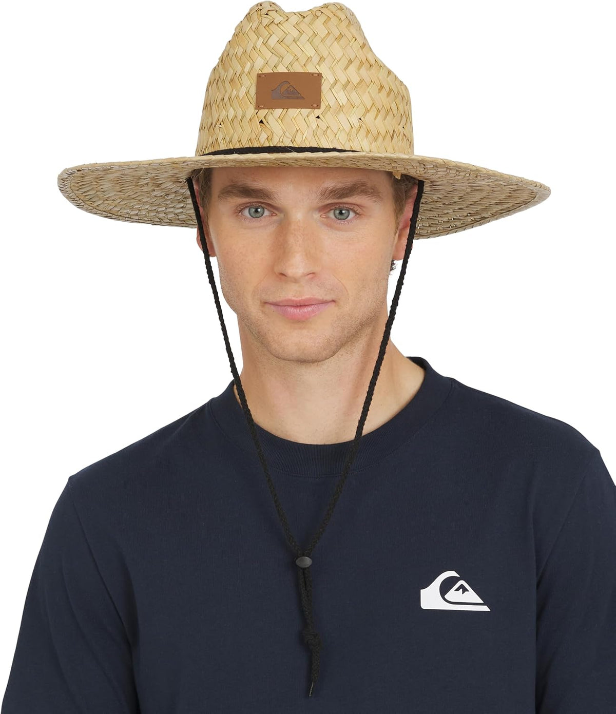 Quiksilver Men's Wide Brim Outdoor Lifeguard Straw Sun Hat