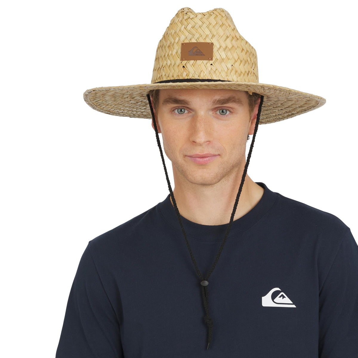 Quiksilver Men's Wide Brim Outdoor Lifeguard Straw Sun Hat