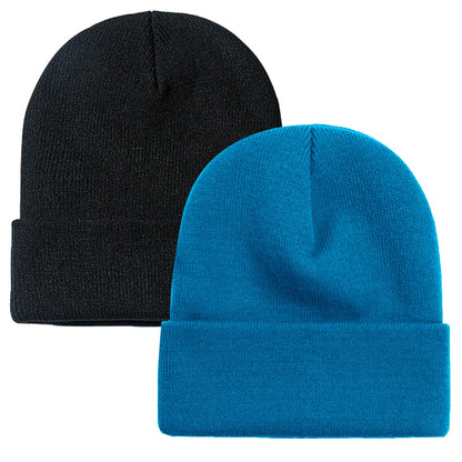 ZOORON Beanie for Men Women Slouchy Winter Beanie Hats Cuffed Skull Caps