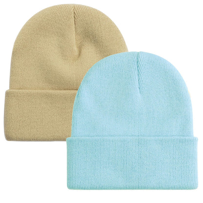 ZOORON Beanie for Men Women Slouchy Winter Beanie Hats Cuffed Skull Caps
