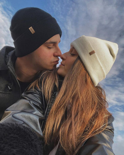 FURTALK Beanie for Men Women Cuffed Thick Knitted Winter Hat Skull Cap