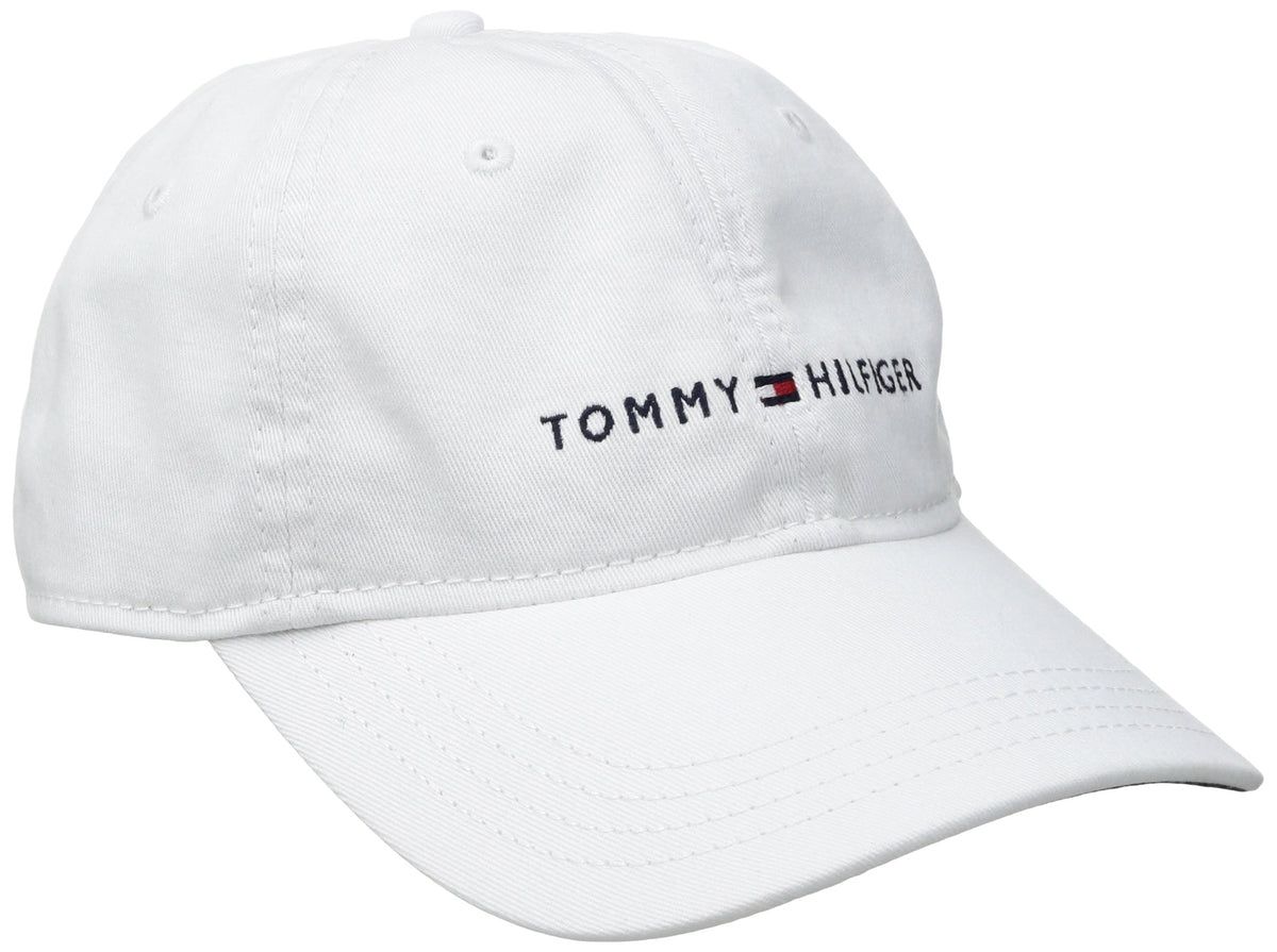 Tommy Hilfiger Men's Cotton Logo Adjustable Baseball Cap