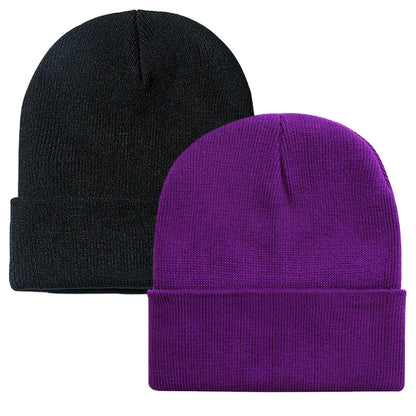 ZOORON Beanie for Men Women Slouchy Winter Beanie Hats Cuffed Skull Caps