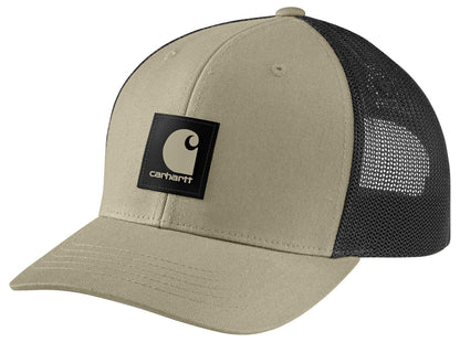 Carhartt Men's Rugged Flex Twill Mesh-Back Logo Patch Cap