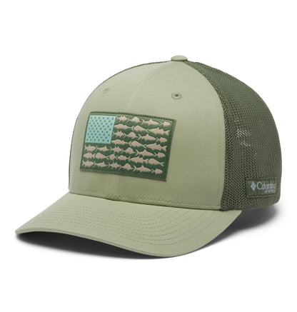 Columbia Unisex Adult PFG Logo Mesh Ball Cap