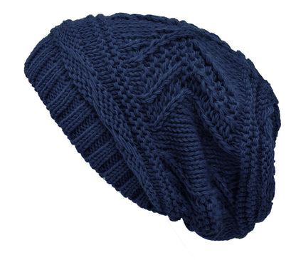 Lilax Knit Slouchy Oversized Soft Warm Winter Beanie Hat