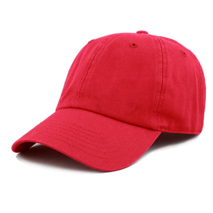 Cotton Baseball Cap Dad Hat – Washed Low Profile Adjustable Hat for Men Women Casual Outdoor Running Golf