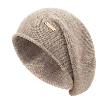 Knit Slouchy Beanie Hats for Women Cashmere Ski Cap Knitted Wool Soft Warm Winter Hat