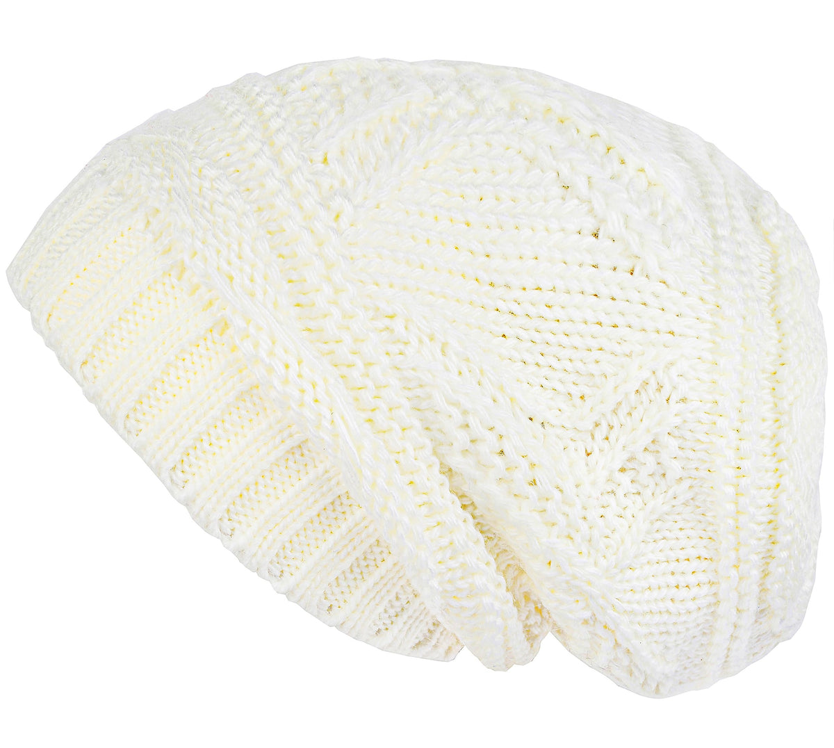 Lilax Knit Slouchy Oversized Soft Warm Winter Beanie Hat