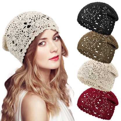 JenPen 4 Pcs Women Crochet Slouchy Beanie Hat