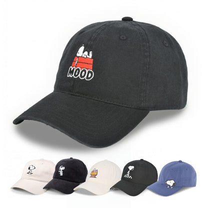 Concept One Unisex Adult Peanuts Snoopy Dad Hat, Adult Cotton Adjustable Baseball Cap with Curved Brim