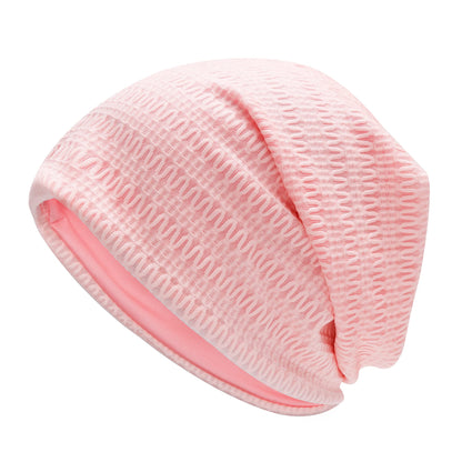 ZLYC Women Fashion Knit Slouchy Beanie Hat Thin Stretch Skull Cap