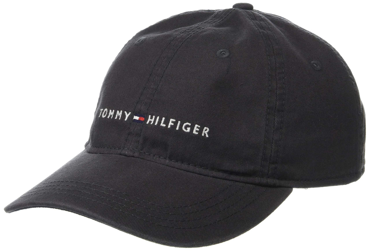 Tommy Hilfiger Men's Cotton Logo Adjustable Baseball Cap