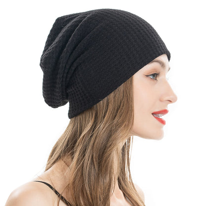 ZLYC Women Fashion Knit Slouchy Beanie Hat Thin Stretch Skull Cap