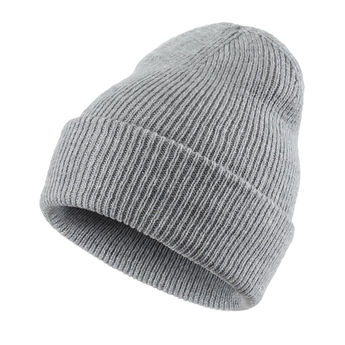 Home Prefer Mens Winter Hats Thick Knit Cuff Beanie Cap Warm Stocking Beanie Hat for Men Women Hunting Fishing Gardening