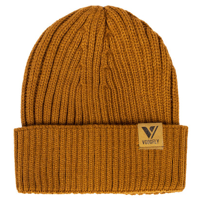 Vgogfly Lined Men Beanie Slouchy Knit Skull Cap Warm Stocking Hats Guys Women Striped Winter Beanie Hat