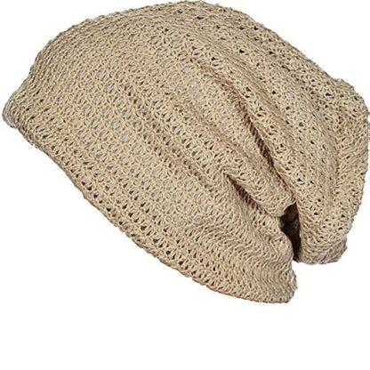 FORBUSITE Mens Slouchy Long Oversized Beanie Knit Cap for Summer Winter B08
