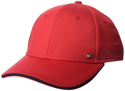 Tommy Hilfiger Men's Cotton Billy Adjustable Flap Baseball Cap