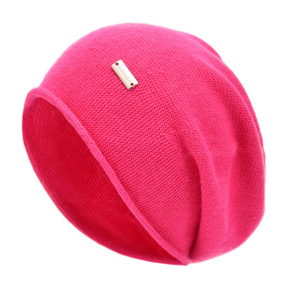jaxmonoy Slouchy Knit Beanie Hat for Women Winter Soft Warm Ladies Laightweight Slouch Knitted Skull Beanies Cap