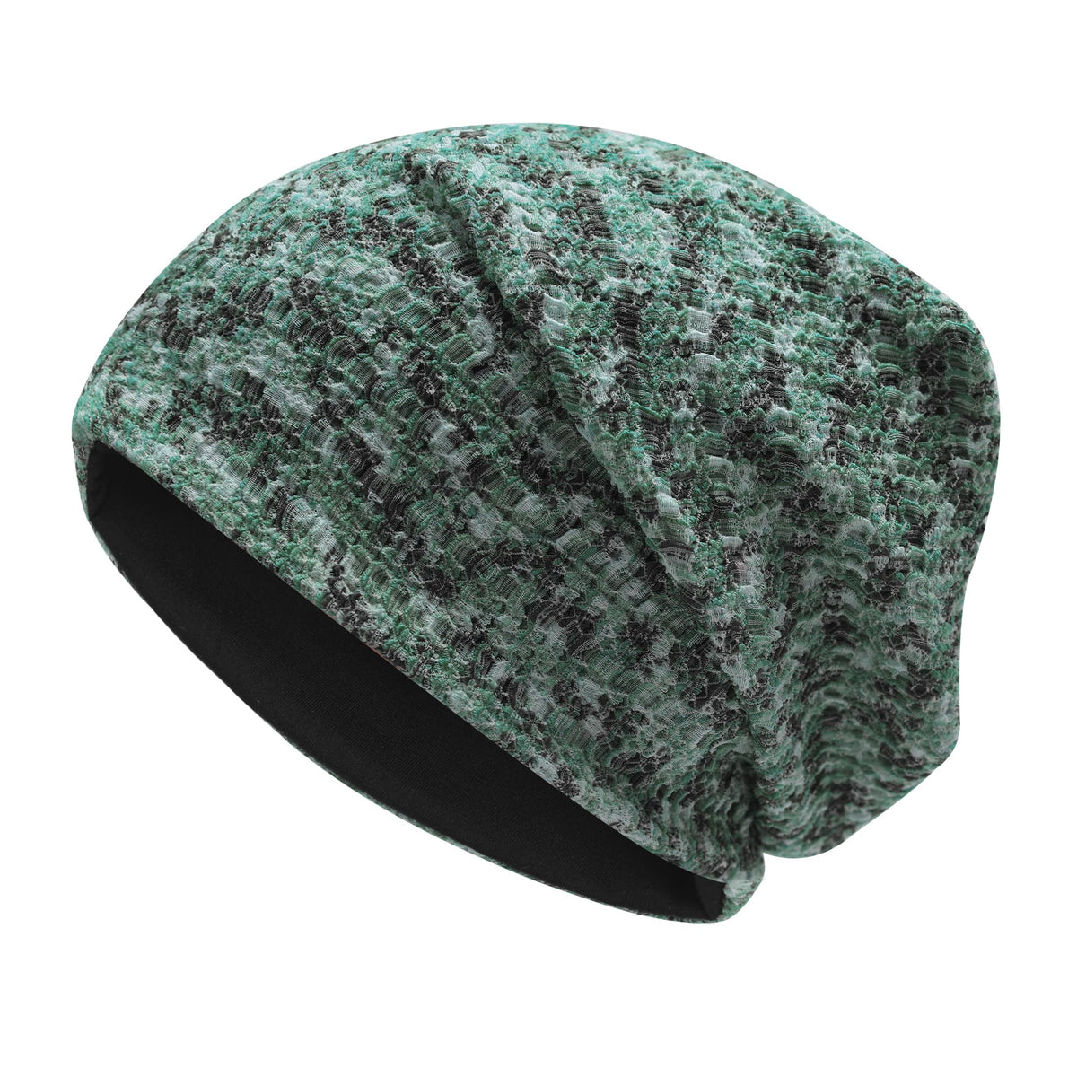 ZLYC Women Fashion Knit Slouchy Beanie Hat Thin Stretch Skull Cap