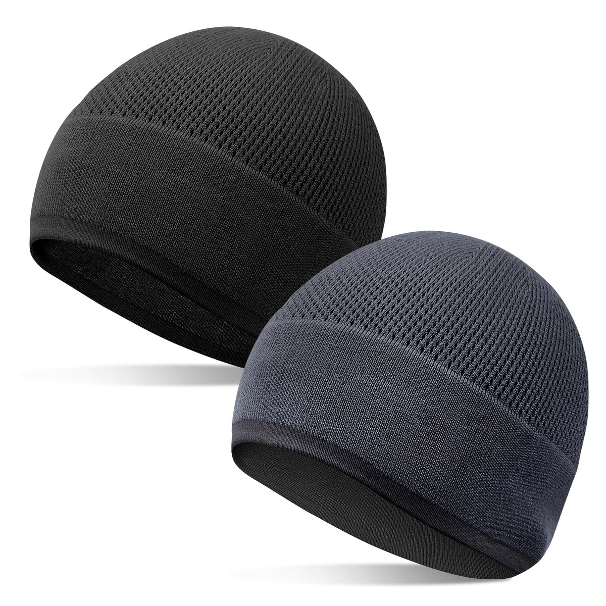 Bamboo Lightweight Skull Cap Beanie Hat for Men Women, Soft and Comfy Sleep Cap Watch Hat