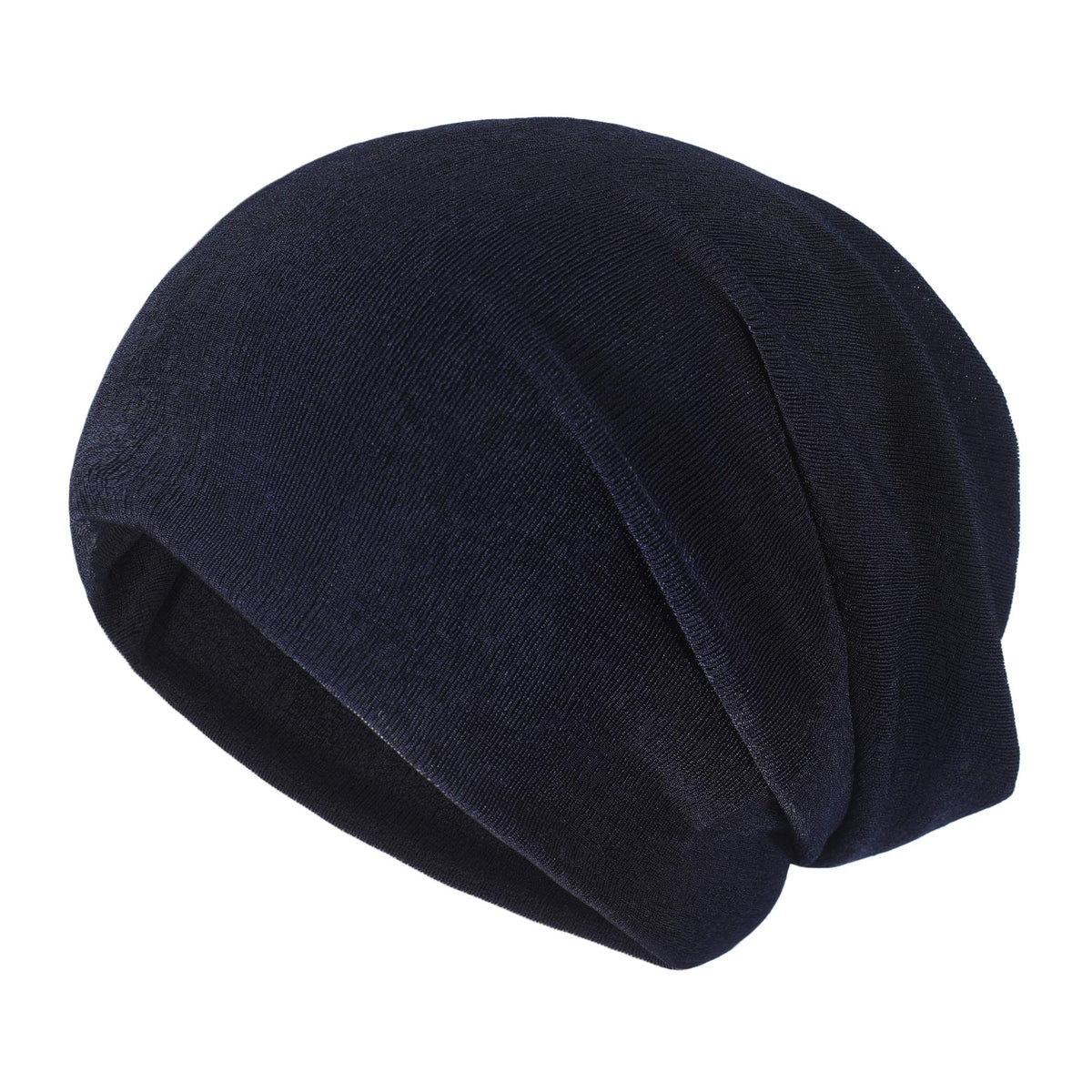ZLYC Women Fashion Knit Slouchy Beanie Hat Thin Stretch Skull Cap