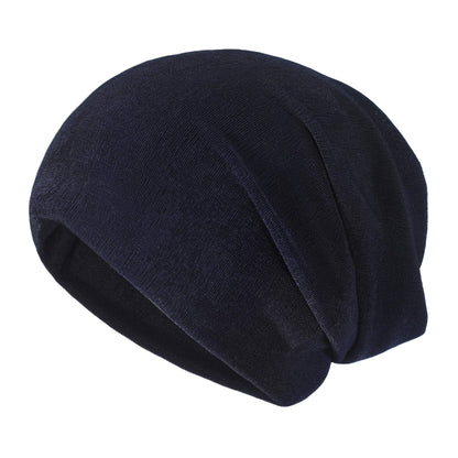 ZLYC Women Fashion Knit Slouchy Beanie Hat Thin Stretch Skull Cap