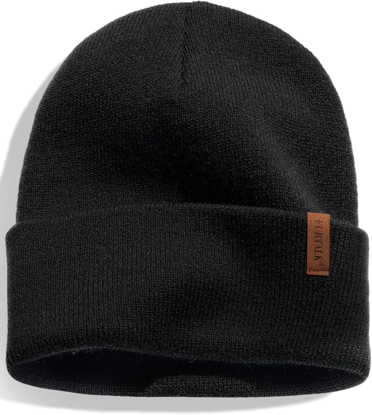FURTALK Beanie for Men Women Cuffed Thick Knitted Winter Hat Skull Cap