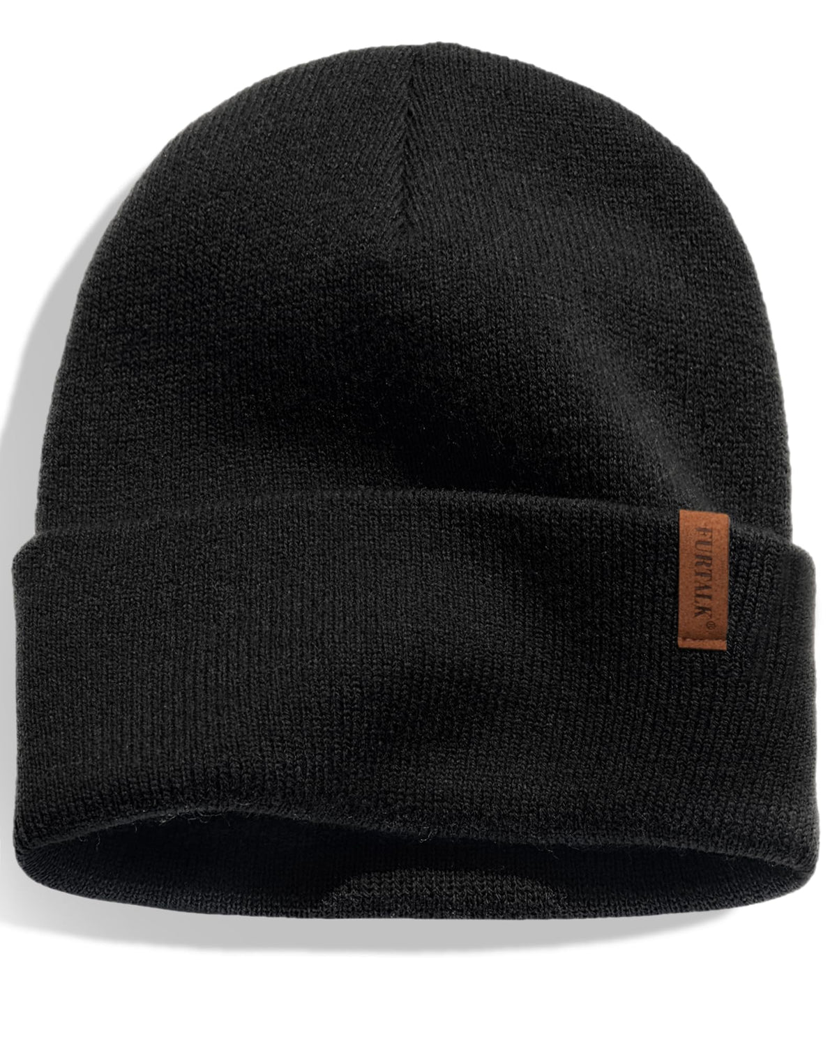 FURTALK Beanie for Men Women Cuffed Thick Knitted Winter Hat Skull Cap