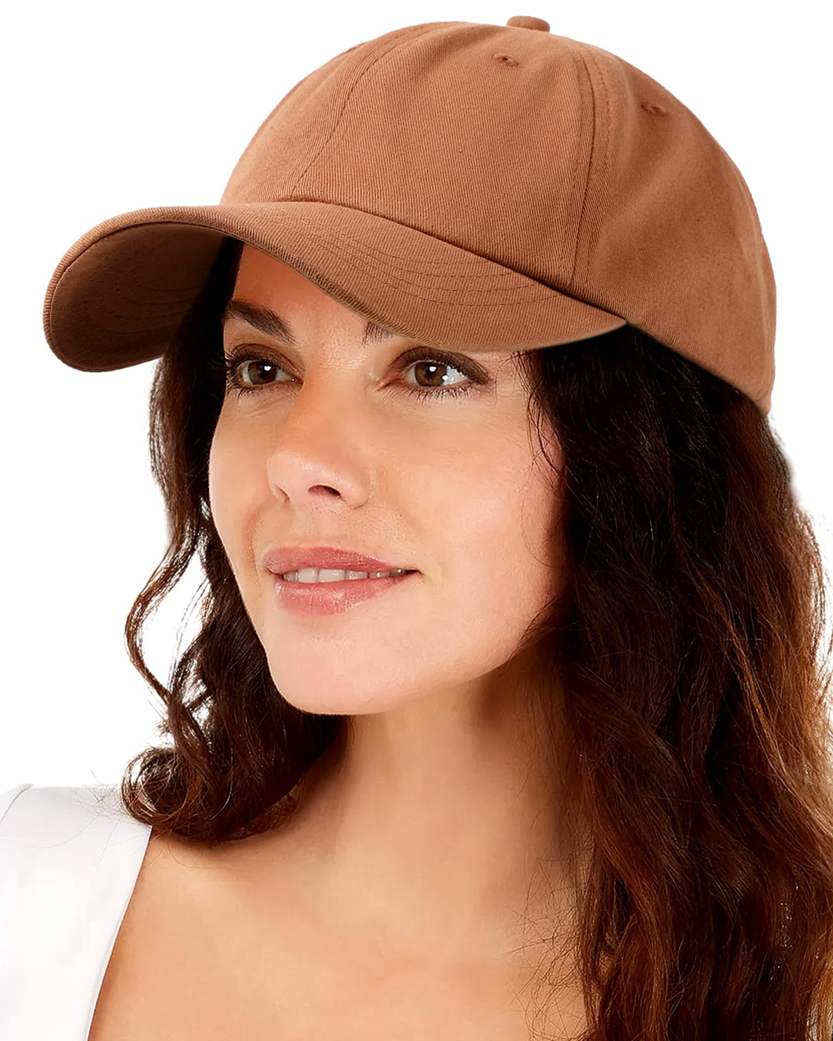 Lvaiz Womens Satin Lined Baseball Cap Washed Cotton Adjustable Dad Hat