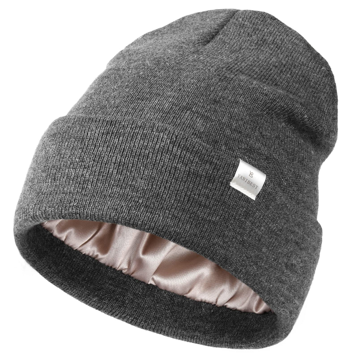 YANIBEST Satin Lined Beanie for Women, Reduce Frizz Winter Hats