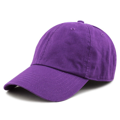 Cotton Baseball Cap Dad Hat – Washed Low Profile Adjustable Hat for Men Women Casual Outdoor Running Golf