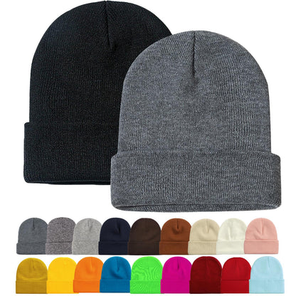 ZOORON Beanie for Men Women Slouchy Winter Beanie Hats Cuffed Skull Caps