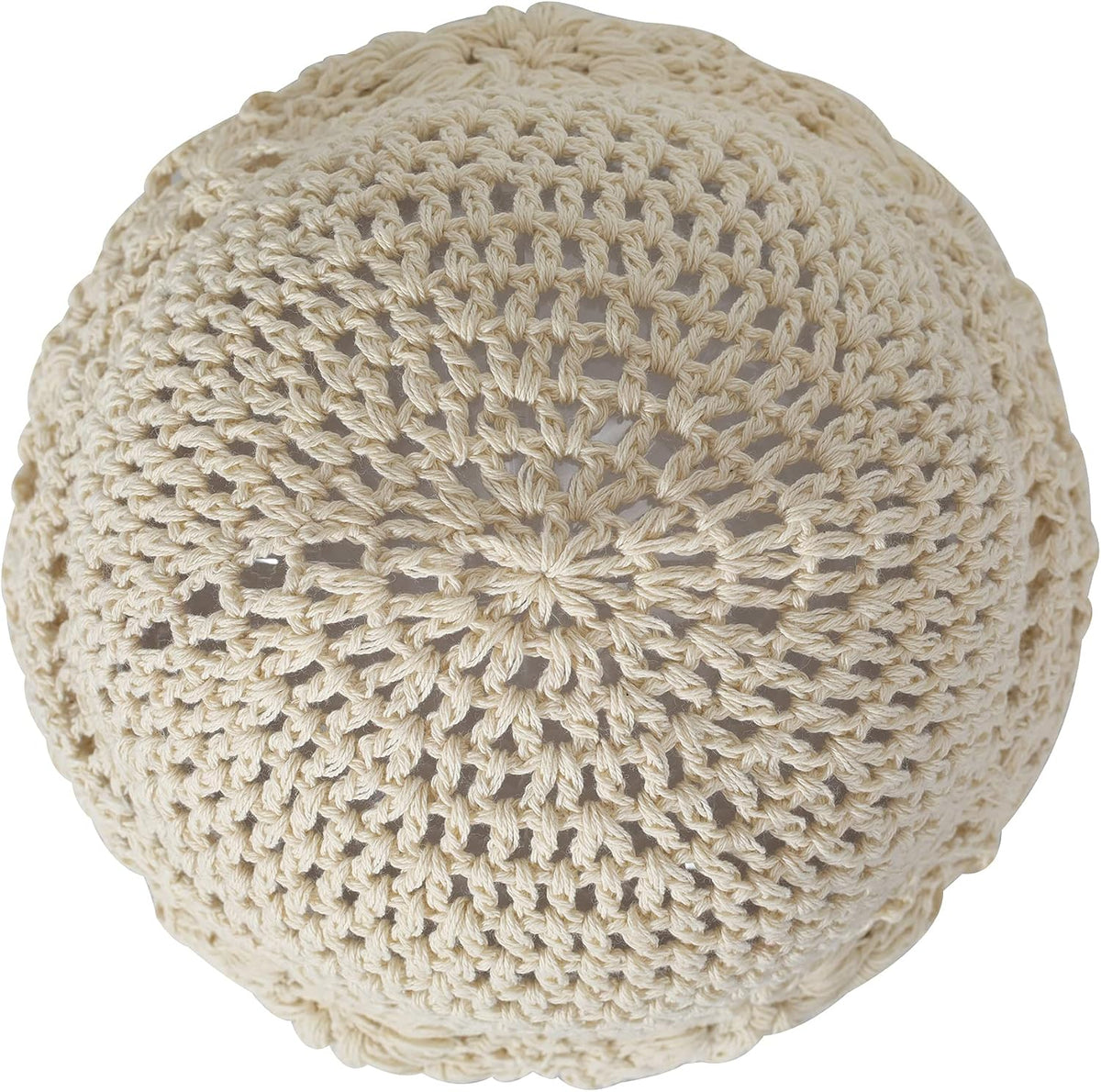 ZLYC Women Cotton Crochet Slouchy Beanie Hat Handmade Knit Summer Skull Cap