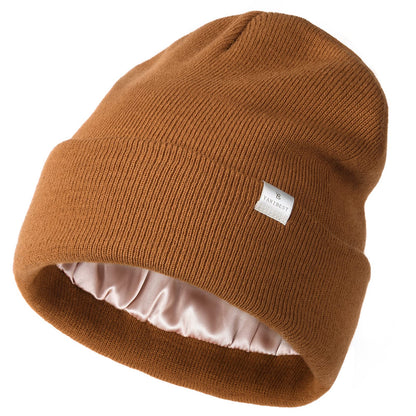 YANIBEST Satin Lined Beanie for Women, Reduce Frizz Winter Hats