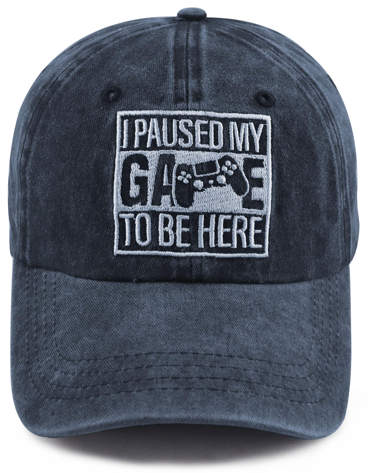 I Paused My Game to Be Here Hat for Men Women, Funny Gamer Baseball Cap