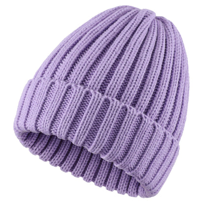 Connectyle Women's Rib Knit Cuffed Beanie Hat Stretch Acrylic Winter Hat Thick Warm Snow Ski Cap