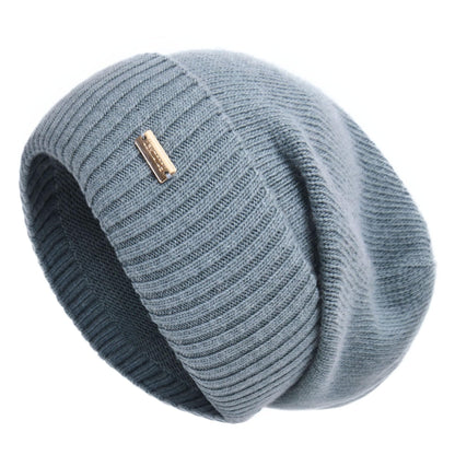 jaxmonoy Slouchy Beanies for Women Winter Lightweight Ladies Knit Hat Cuffed Soft Warm Slouch Beanie Cap - Brown
